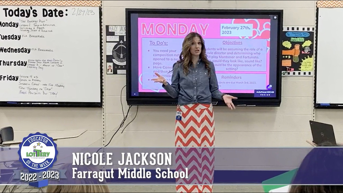 Educator of the Week for 3/13 – Nicole Jackson