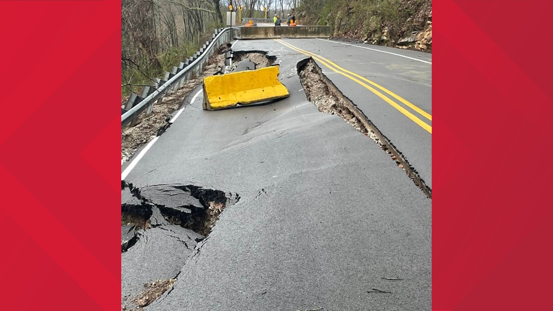Highway Department: Airport Road in Roane Co. closed until further notice due to slide - Vimarsana News