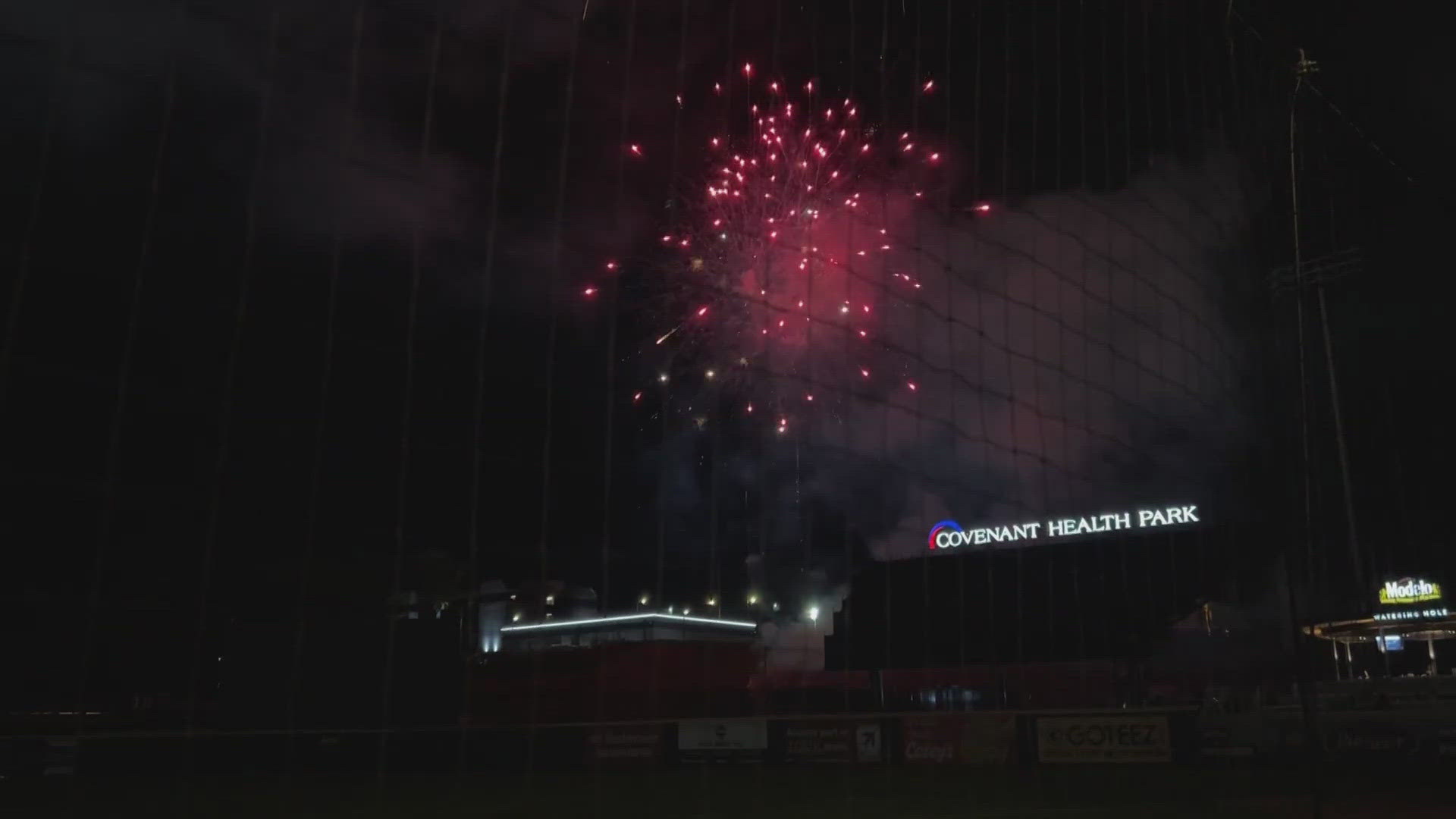 The Smokies' signature colors weren't the only reason for red, white and blue at tonight's game. 