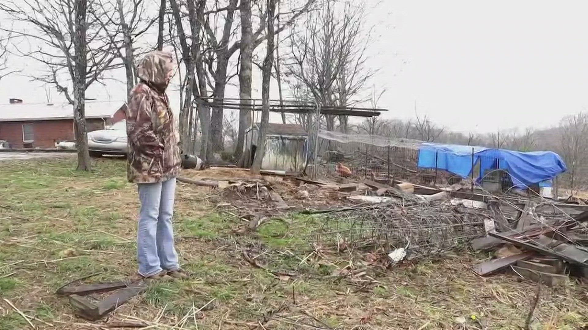 March 19, 2018: Families in Monroe County are cleaning up after an EF-0 tornado hit a remote part of the county.