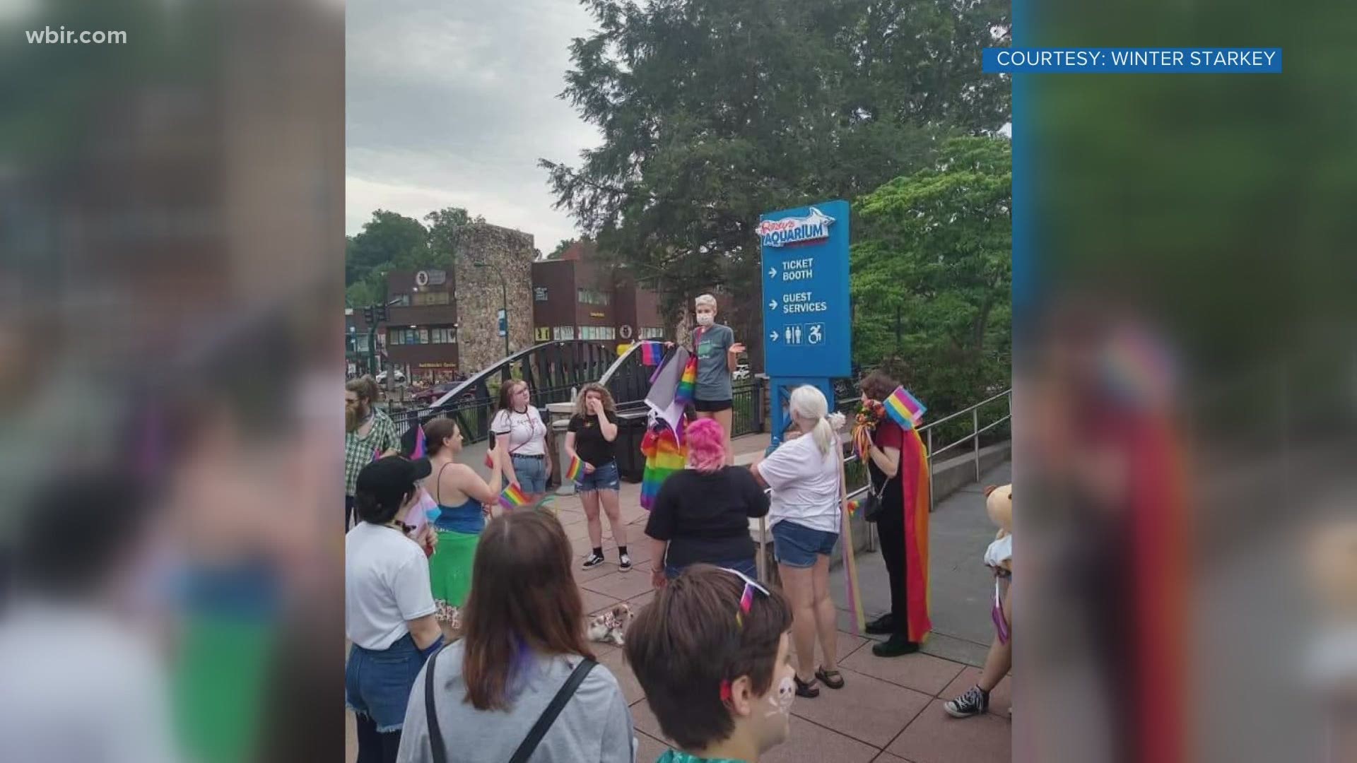 Sevier County group celebrates Pride Month with Gatlinburg march with plans for food bank fundraiser.