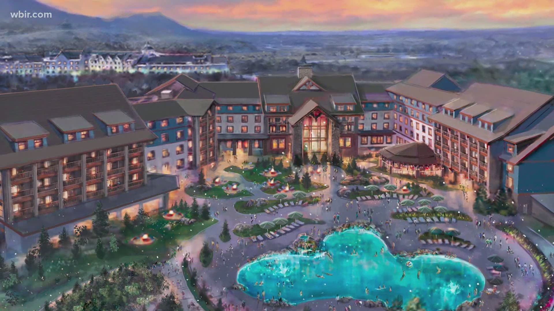 The resort-style lodging will offer multiple options for families. It's set to open in 2023 next to the DreamMore resort.