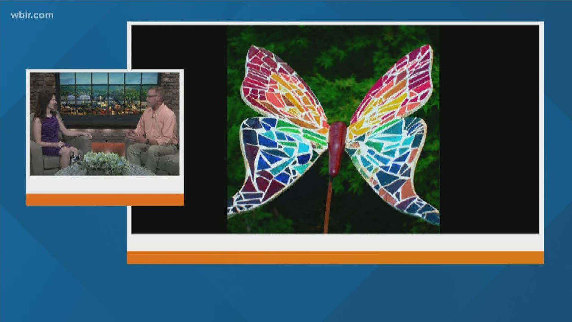 Next weekend, you'll have an opportunity to take home a part of UT Gardens to decorate your backyard. James Newburn was in the studio to talk about the Butterfly Art Auction.
