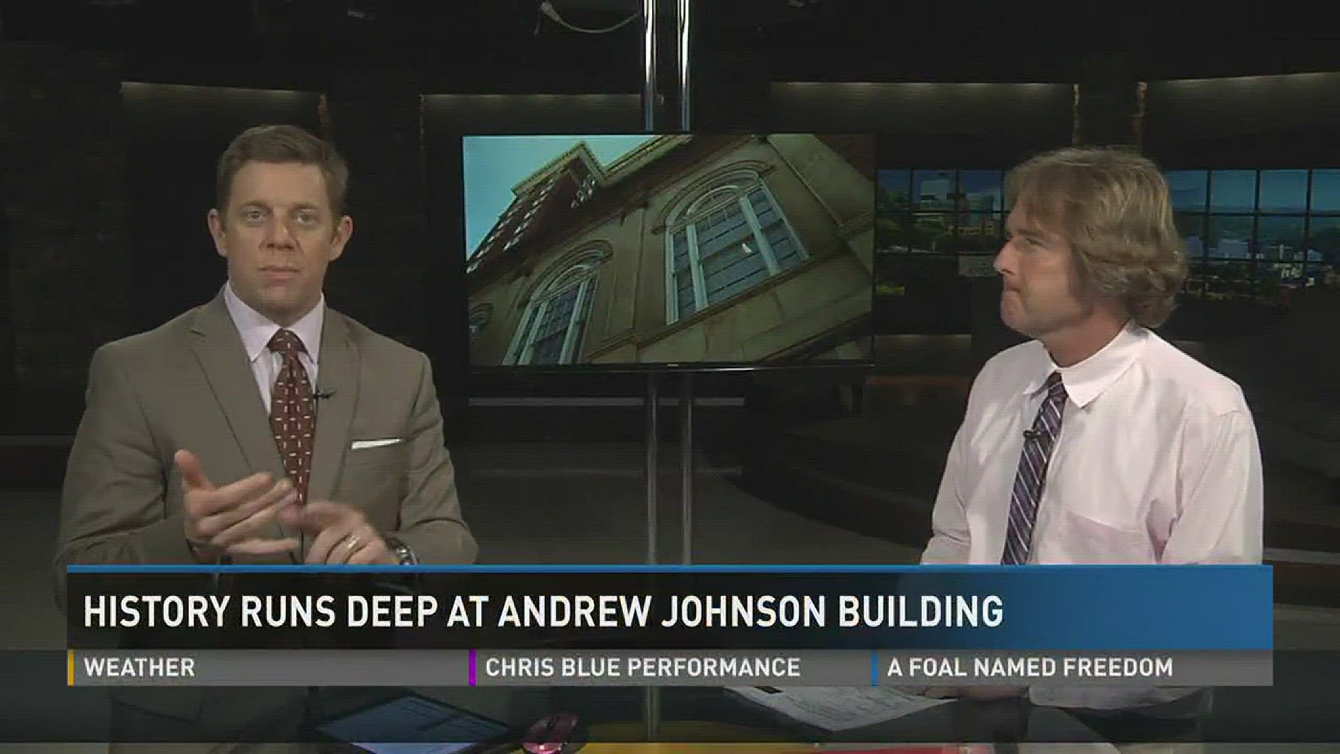 John North joins John Becker to talk about the rich history at the Andrew Johnson building after Knox County announced it plans to give up the building.