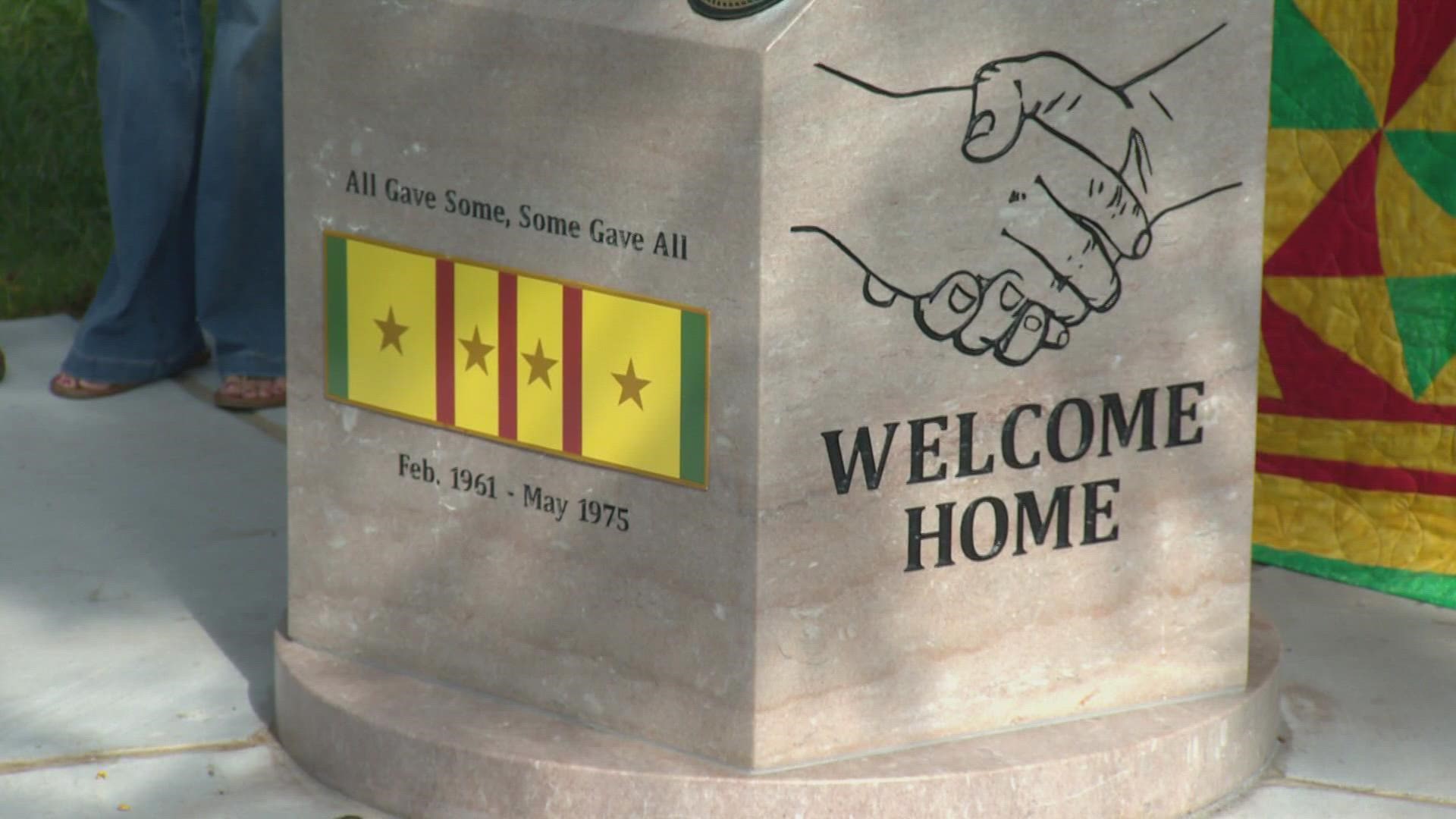 The monument honors the 671 East Tennesseans who died while serving in Vietnam.