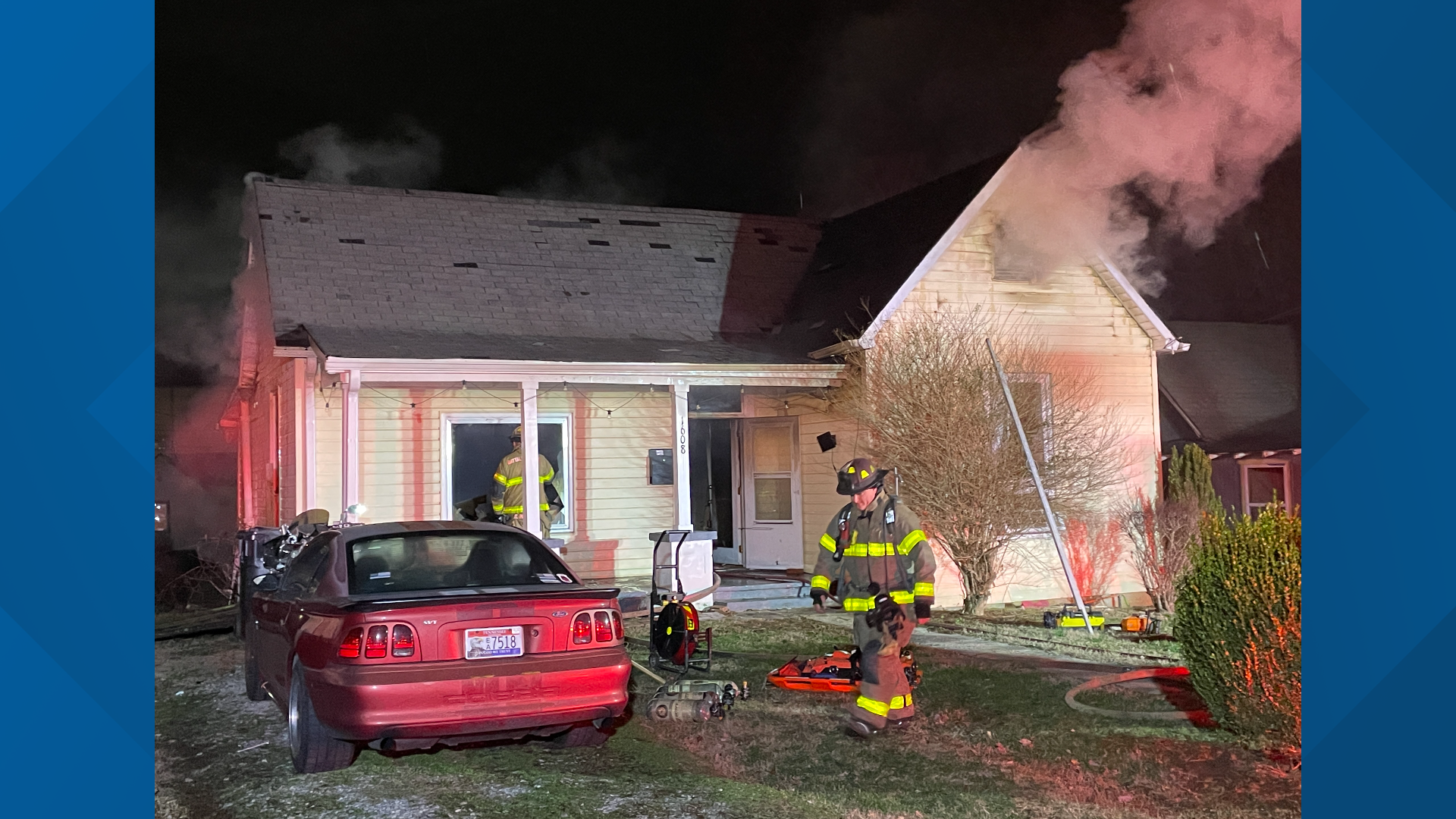 KFD: One dog dead after overnight house fire in North Knoxville | wbir.com
