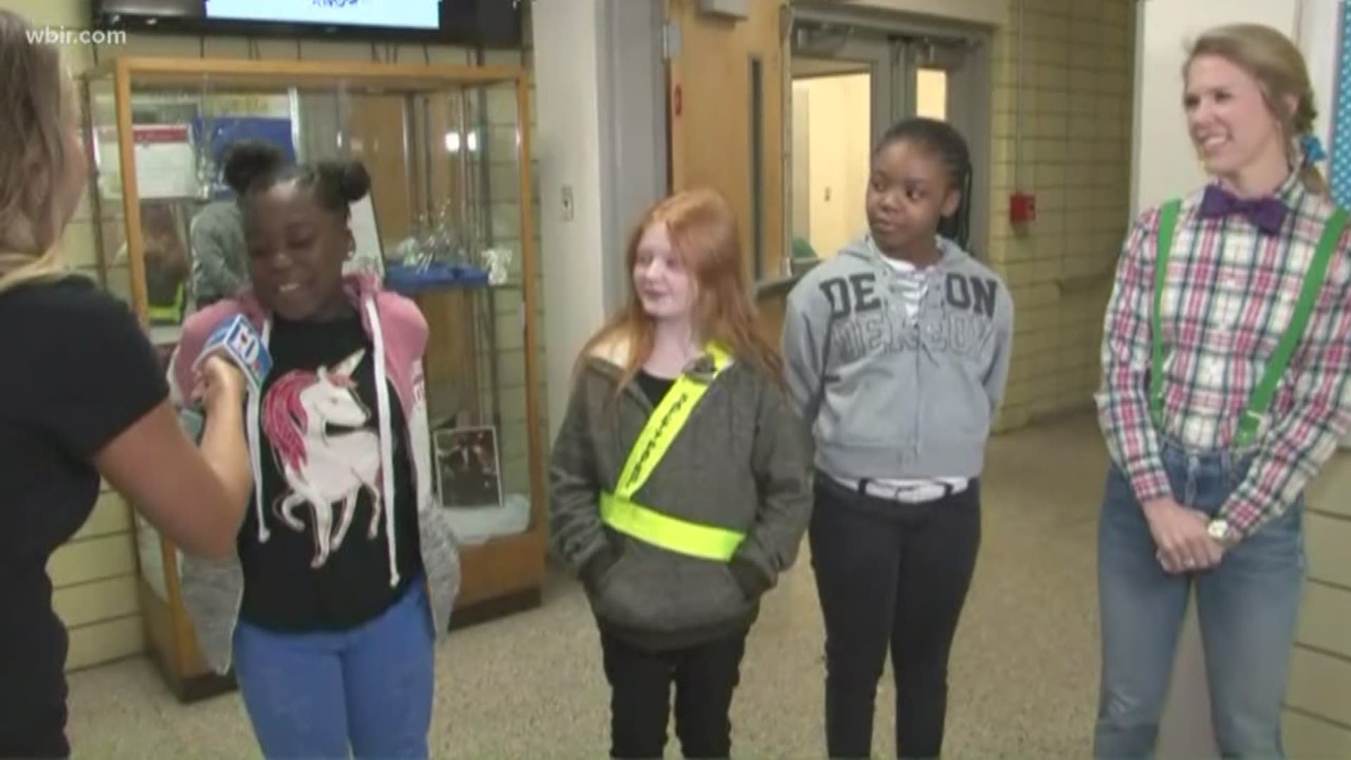 10News Reporter Rebecca Sweet spoke with the principal and some cool students at this school!