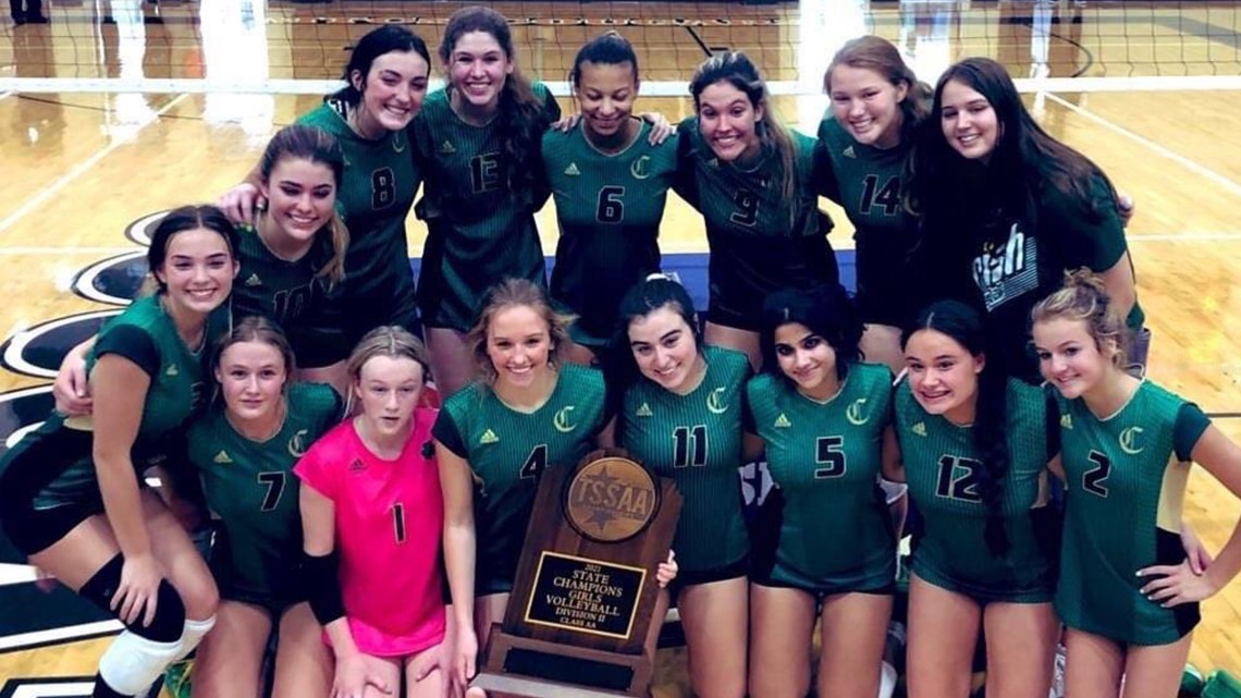 Knoxville Catholic volleyball wins the state title