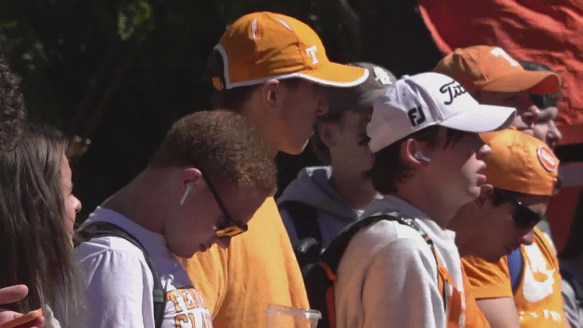 On Friday, fans gathered and prepared for the Vols to take on the Gators in Neyland Stadium.
