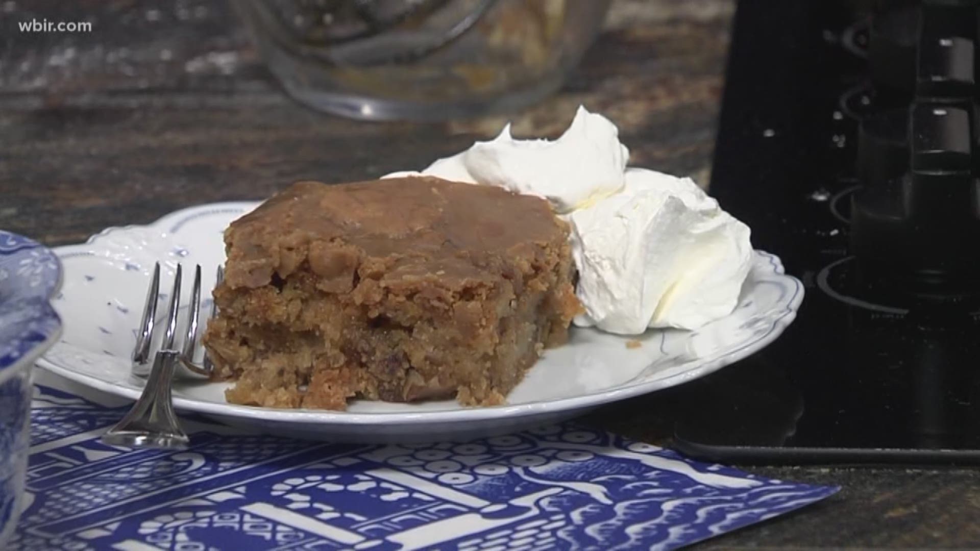 Joy McCabe went through her recipes to make one of her family's favorite; Fresh Apple Cake.
For  more of her recipes visit joymccabe.com
Nov. 19, 2018 -4pm