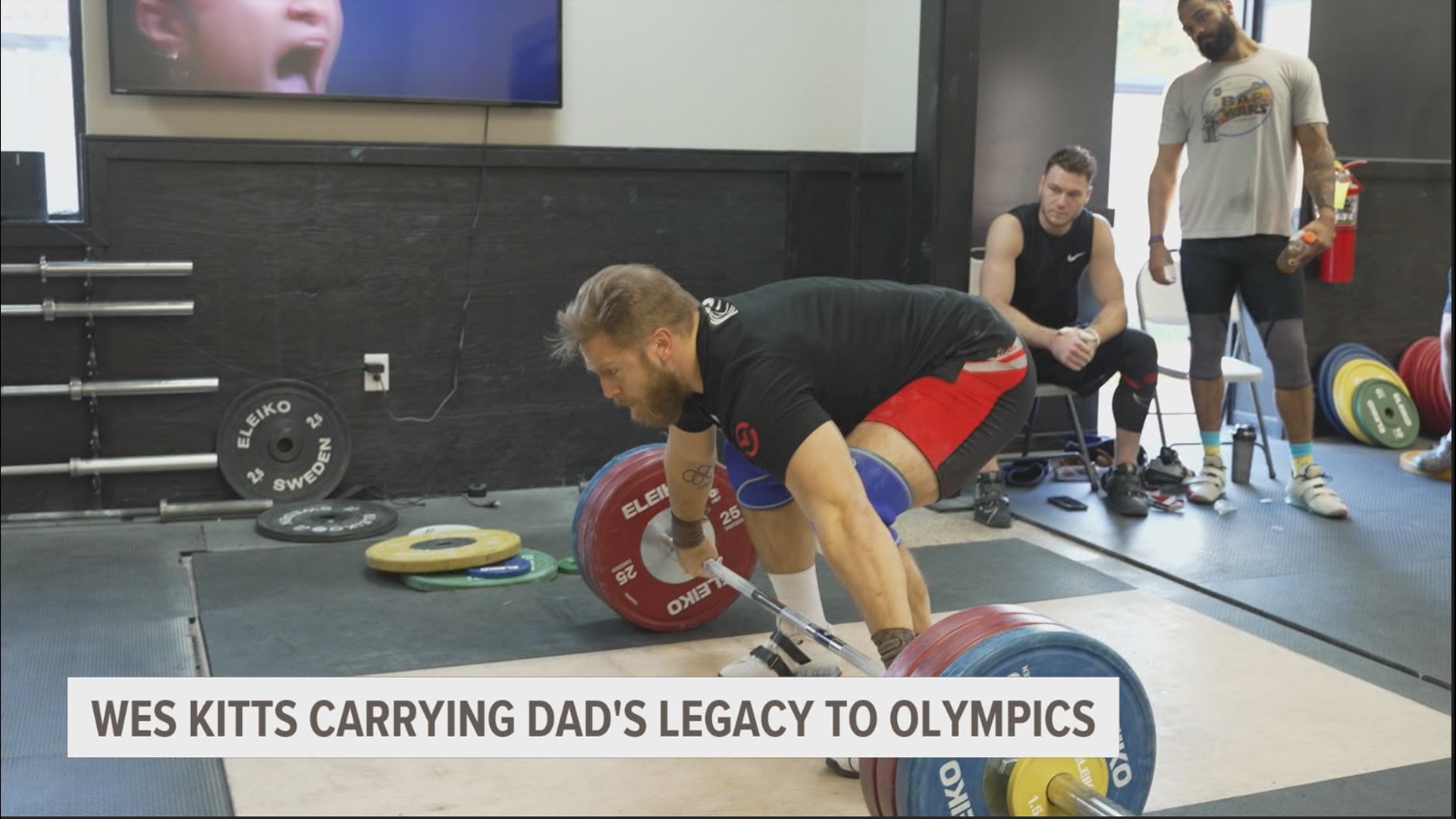 When Wes Kitts was 21 years old, his father died. The Olympic weightlifter will carry his dad's legacy to the biggest stage in sports for the second time in July.