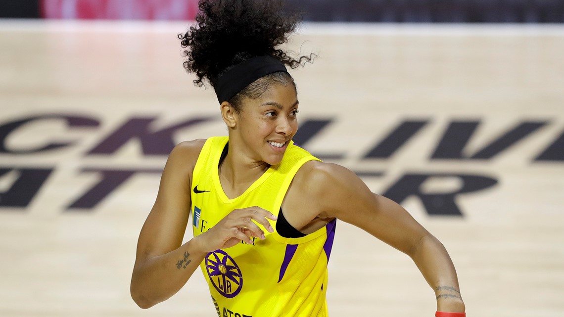 Download Candace Parker, Los Angeles Sparks WNBA superstar Wallpaper