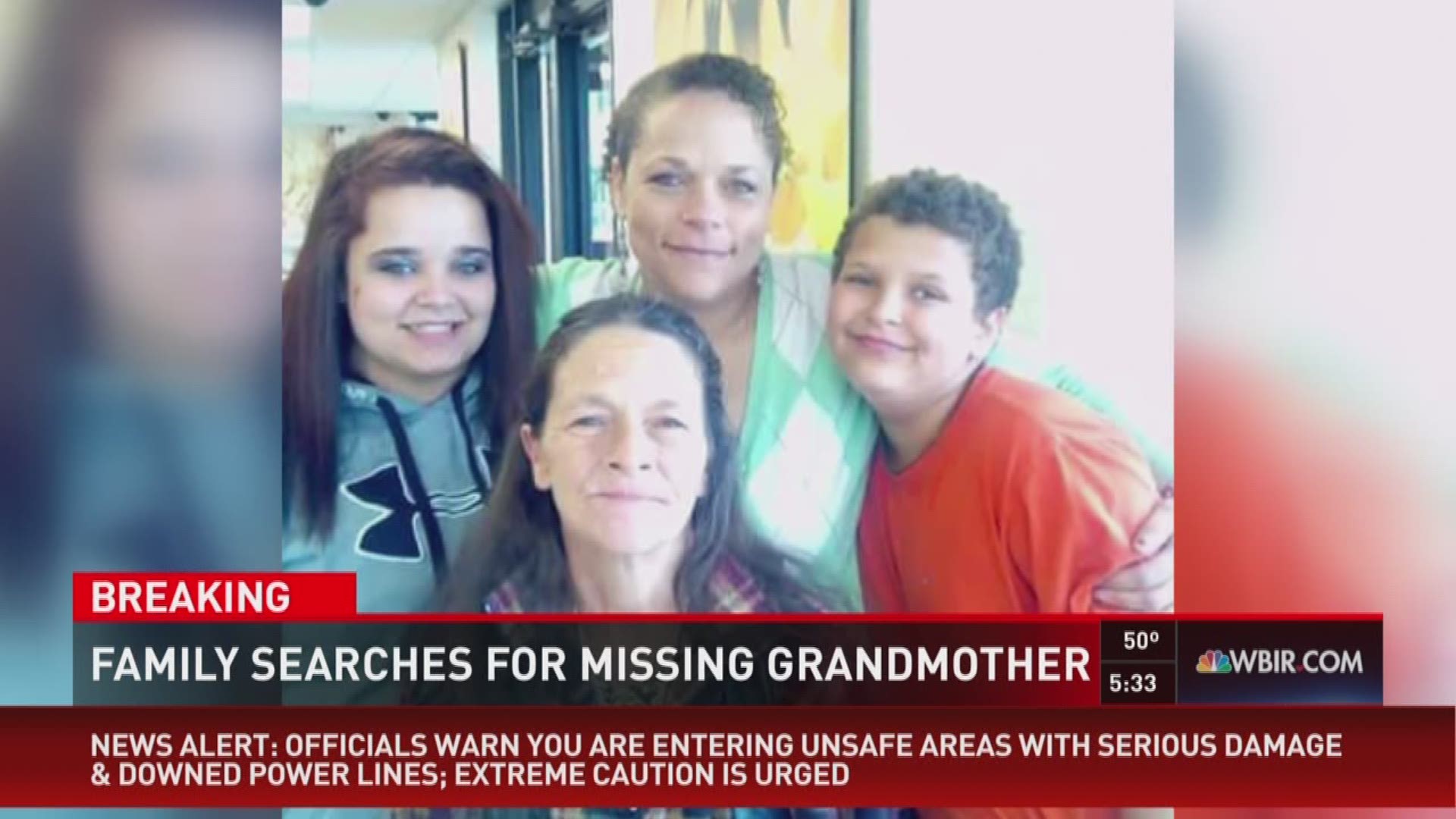 The family of Pamela Johnson is not giving up hope that they will find their missing grandmother and get many more of her famous hugs. Dec. 1, 2016.
