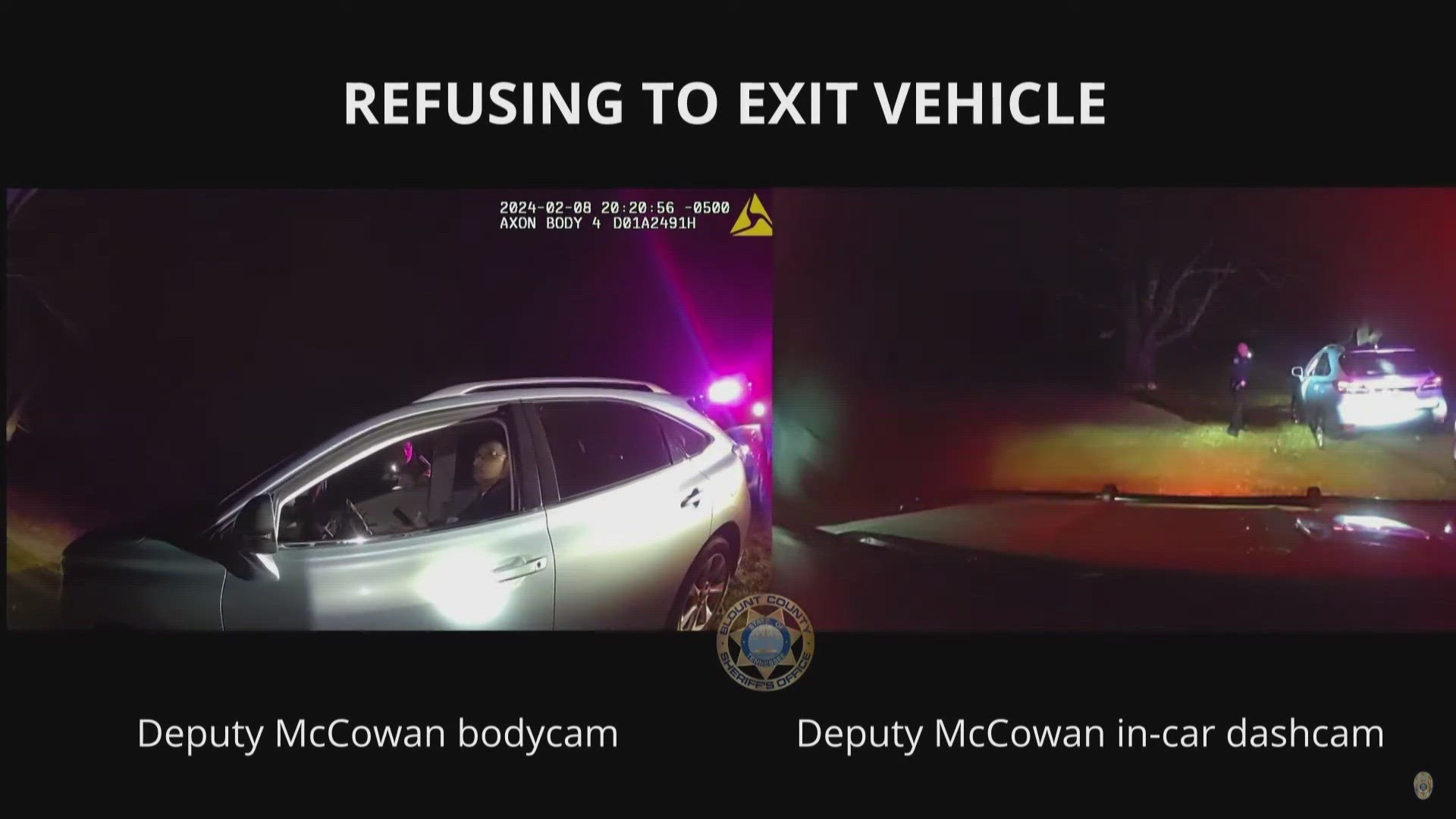 The video shows Kenneth Wayne DeHart Jr. shooting at deputies at least six times, and one deputy returning fire after a traffic stop.