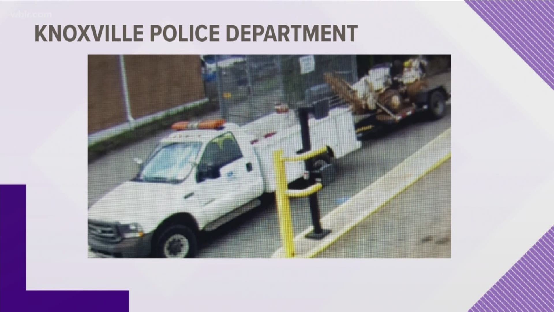 KPD asks if you see the truck in possession of unauthorized individuals to contact them at (865) 215-4010.