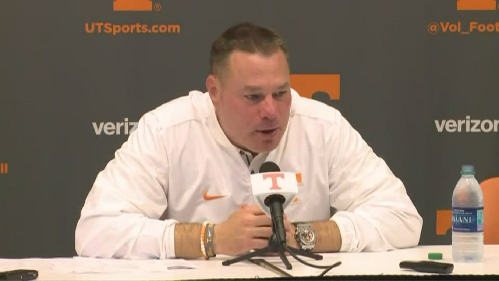 Butch Jones' opening statement after Tennessee's 24-10 win over Southern Miss.