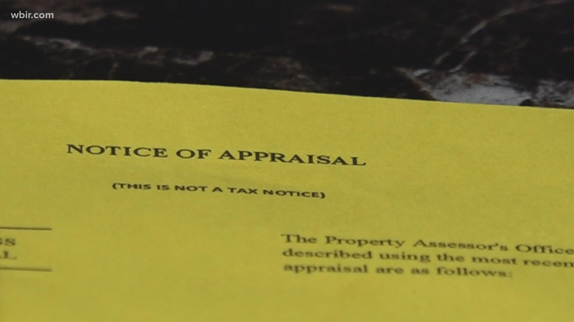 If you're one of the 180,000 people in Knox County who owns a home, you may have received a yellow letter in the mail with your home's new value.