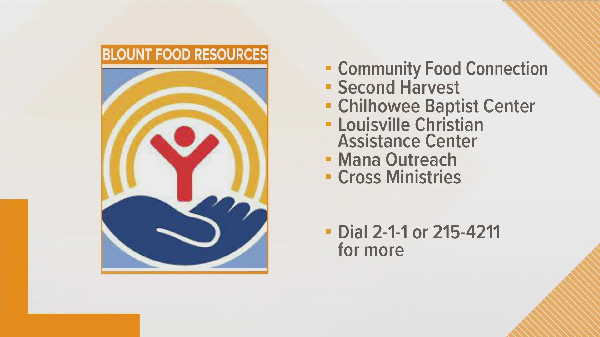 Almost 50% of households struggle with food insecurity in Blount County.