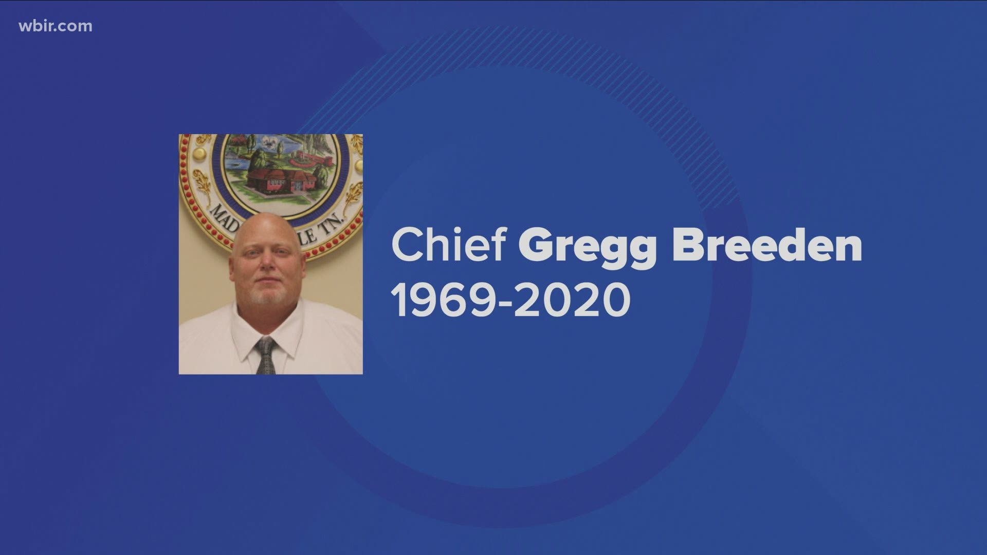 A city alderman says Gregg Breeden died Sunday morning.