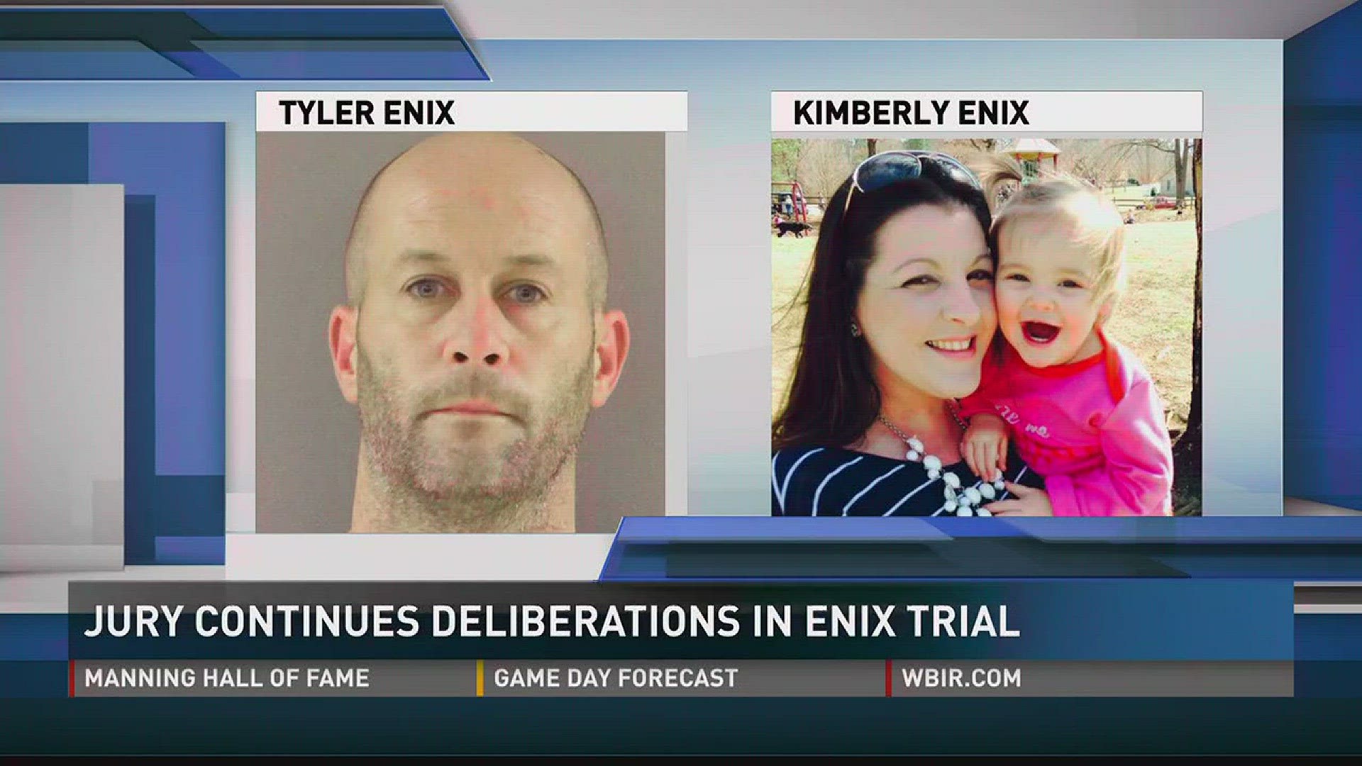 If Enix is convicted of first degree murder or felony murder...he could face life in prison without parole.