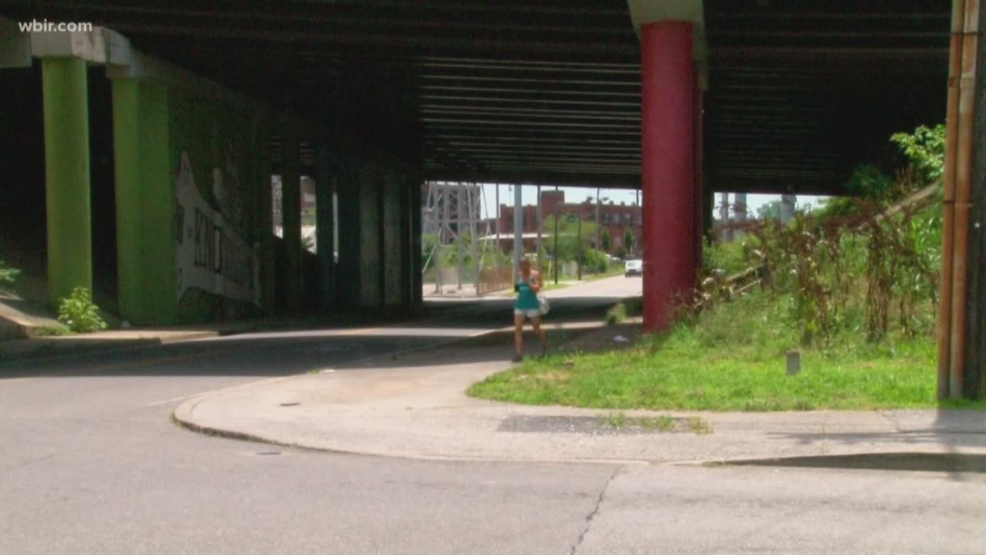 Concerns continue about the Knoxville homeless population after a North Knoxville woman says someone took a table from her porch and she found it next to a woman sleeping under the 6th Avenue Bridge.