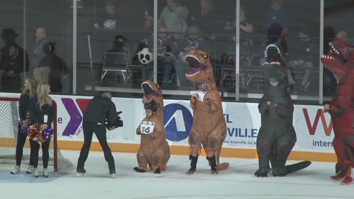 Toa Dinosaur Races Dino races return during Ice Bears matchup Friday night | wbir.com