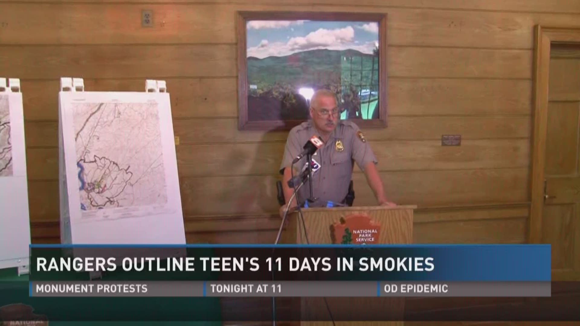 Aug. 23, 2017: Park rangers shared new details about how a teenager spent 11 days stranded in the Great Smoky Mountains.