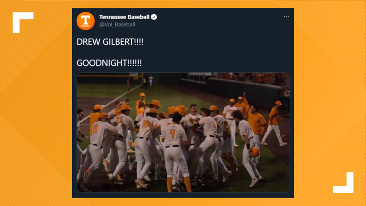 Tennessee Wins In Dramatic Fashion, Thanks To Walk-Off Grand Slam