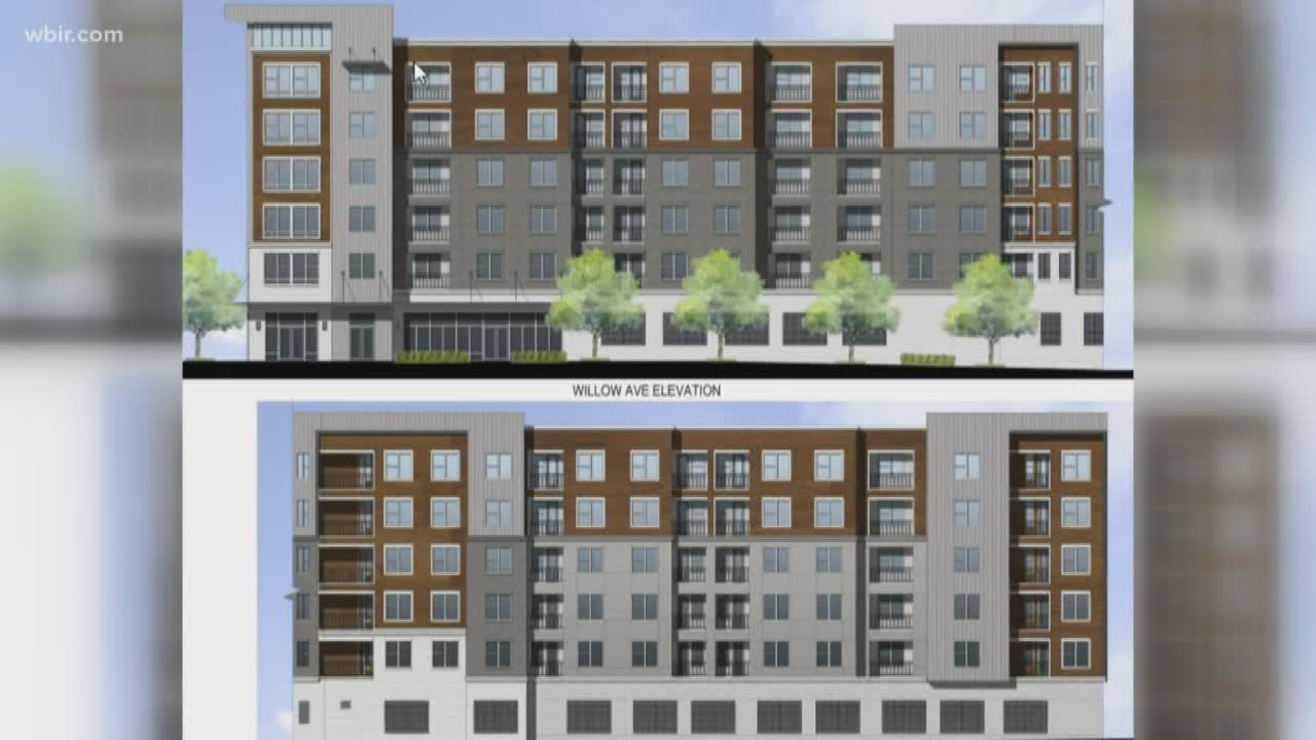 Developers are planning a new six-story apartment complex in the Old City.