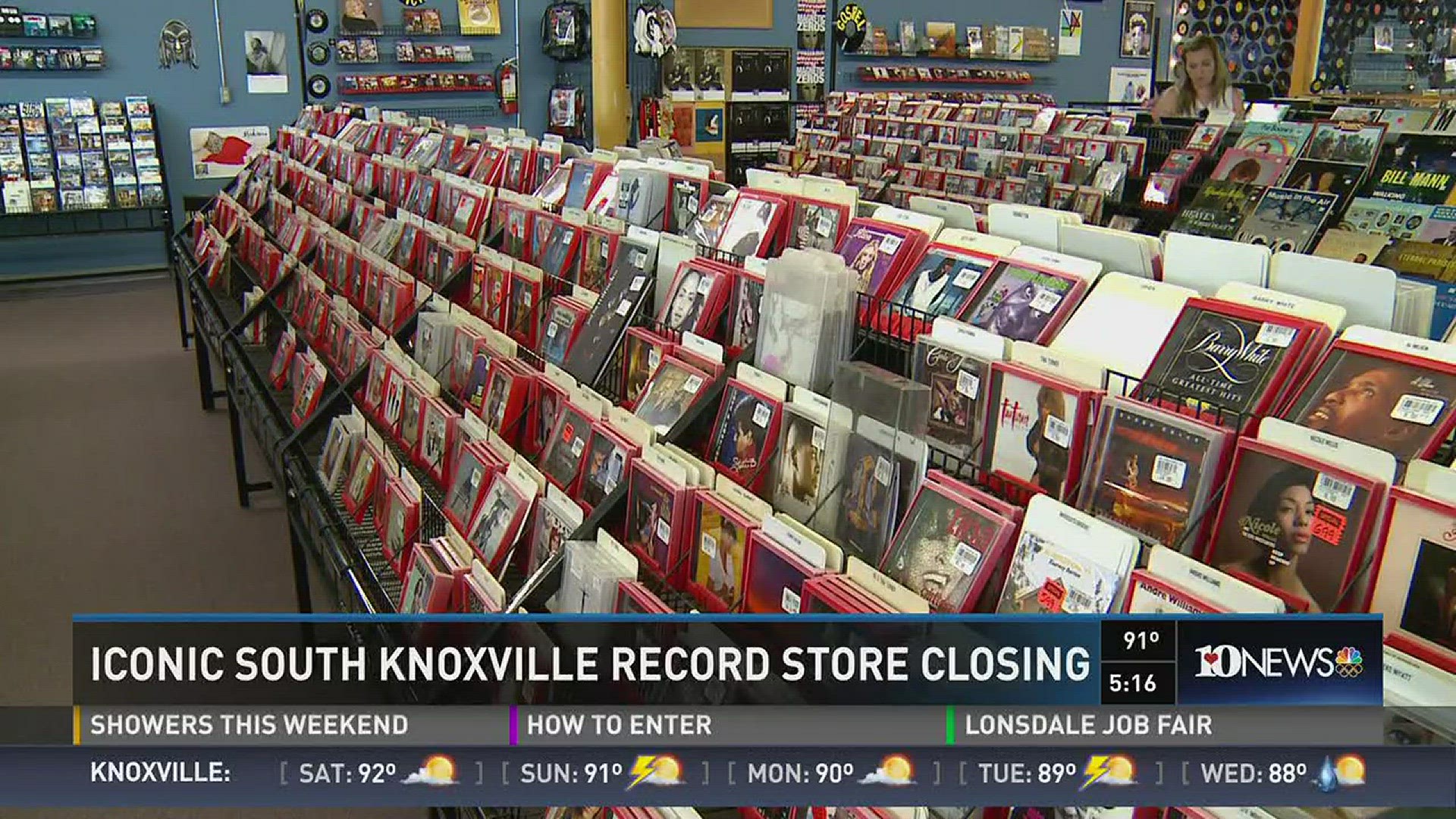 The beloved south Knoxville record store Disc Exchange will close its doors by October 1st at the latest. August 12, 2016.