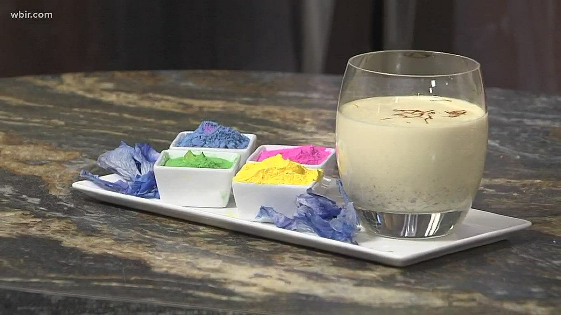 Smita Borole makes a cool and refreshing milk drink to celebrate the Holi festival of colors.