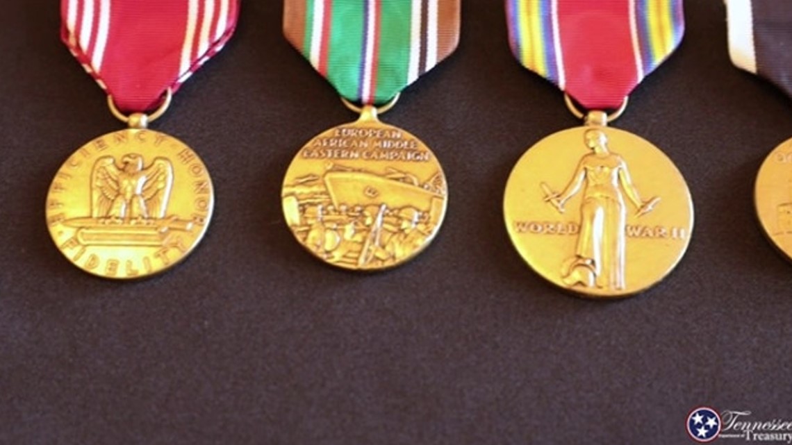 Missing WWII medals found in abandoned safe-deposit box | wbir.com