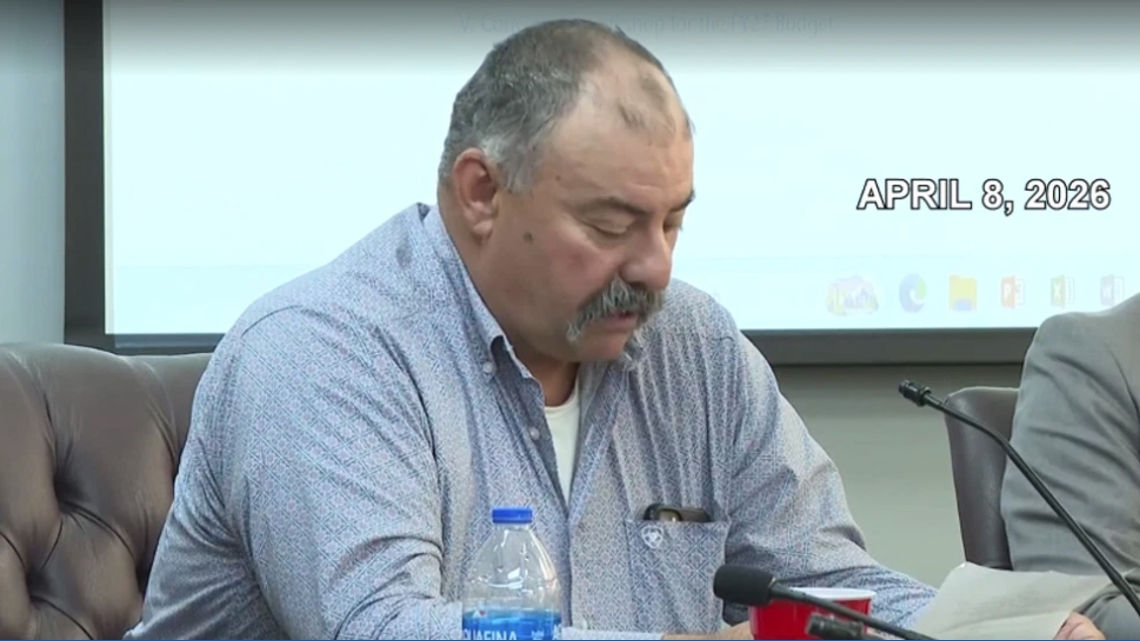 Keith Ervin was censured after video shows him touching a student board member and calling her hot during a school board meeting.