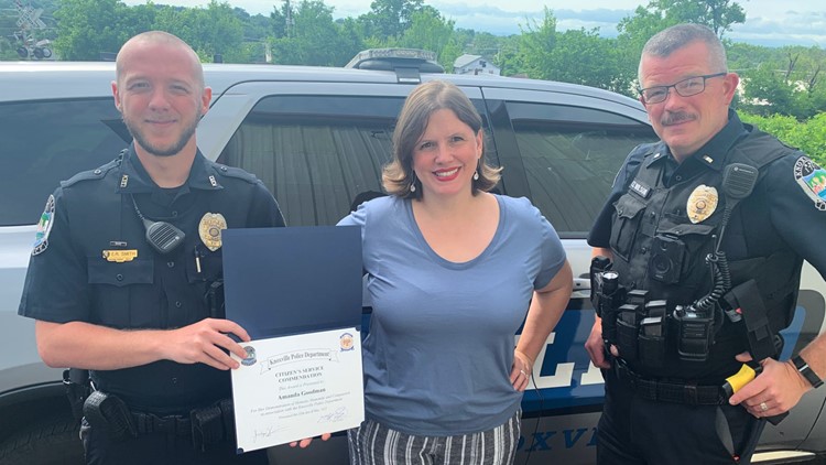 KPD gives woman commendation for helping return wallet with $600 inside to man headed to a funeral