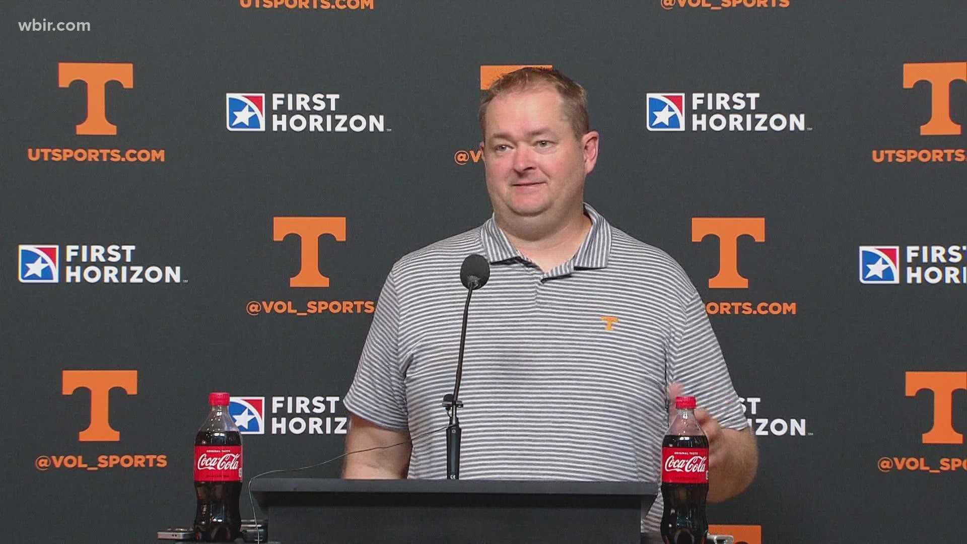 UT head coach Josh Heupel reviews what he's learned since coming to Tennessee.