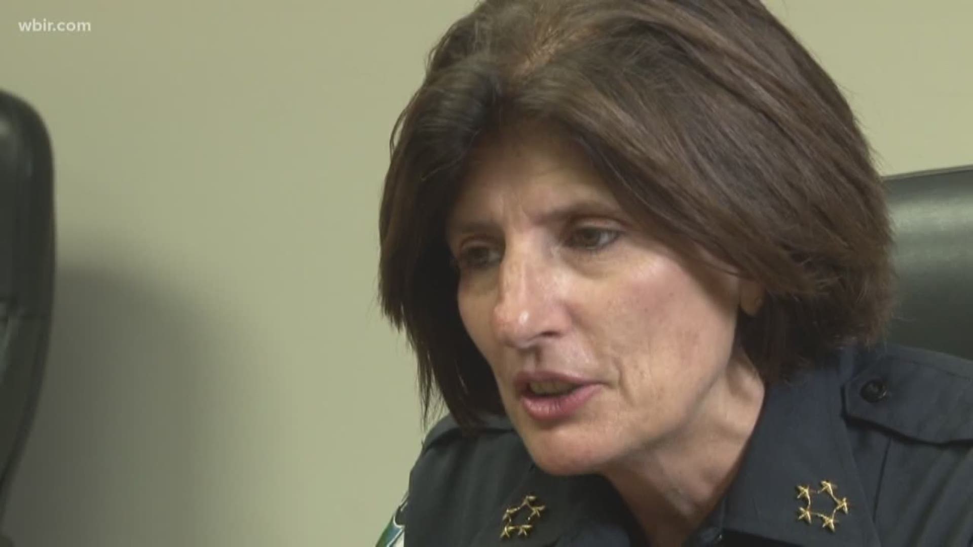 After nearly two months on the job, Knoxville's police chief says it's been an exciting time in her life.