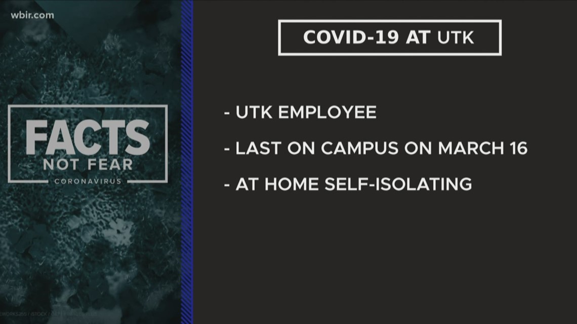 UT Knoxville reports first confirmed case of COVID19