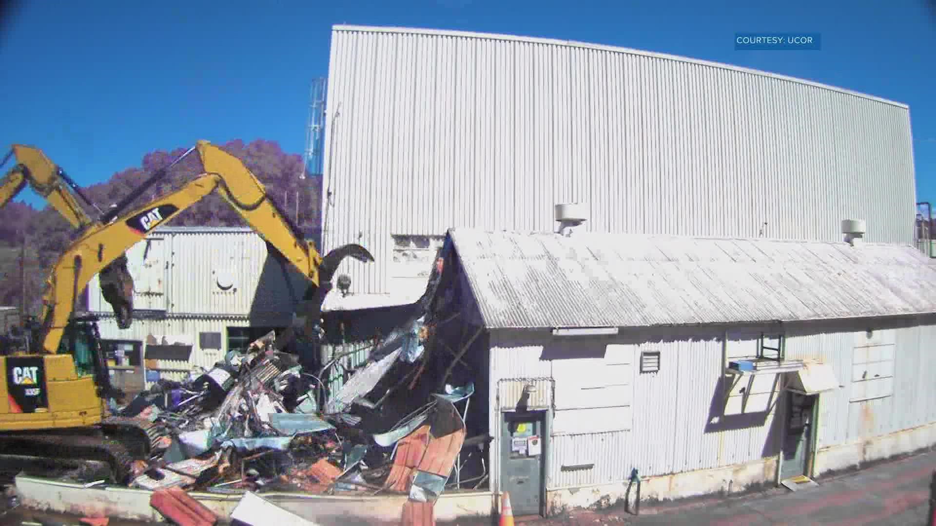 The Bulk Shielding Reactor at ORNL is being demolished. It's the first time in Oak Ridge history that a former reactor facility is being taken down.