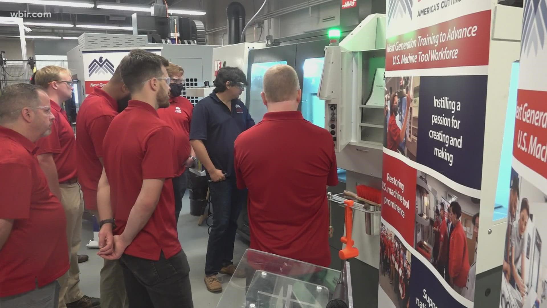 The program is called "America's Cutting Edge" and includes virtual and in-person training for workers to advance their machine tooling careers.