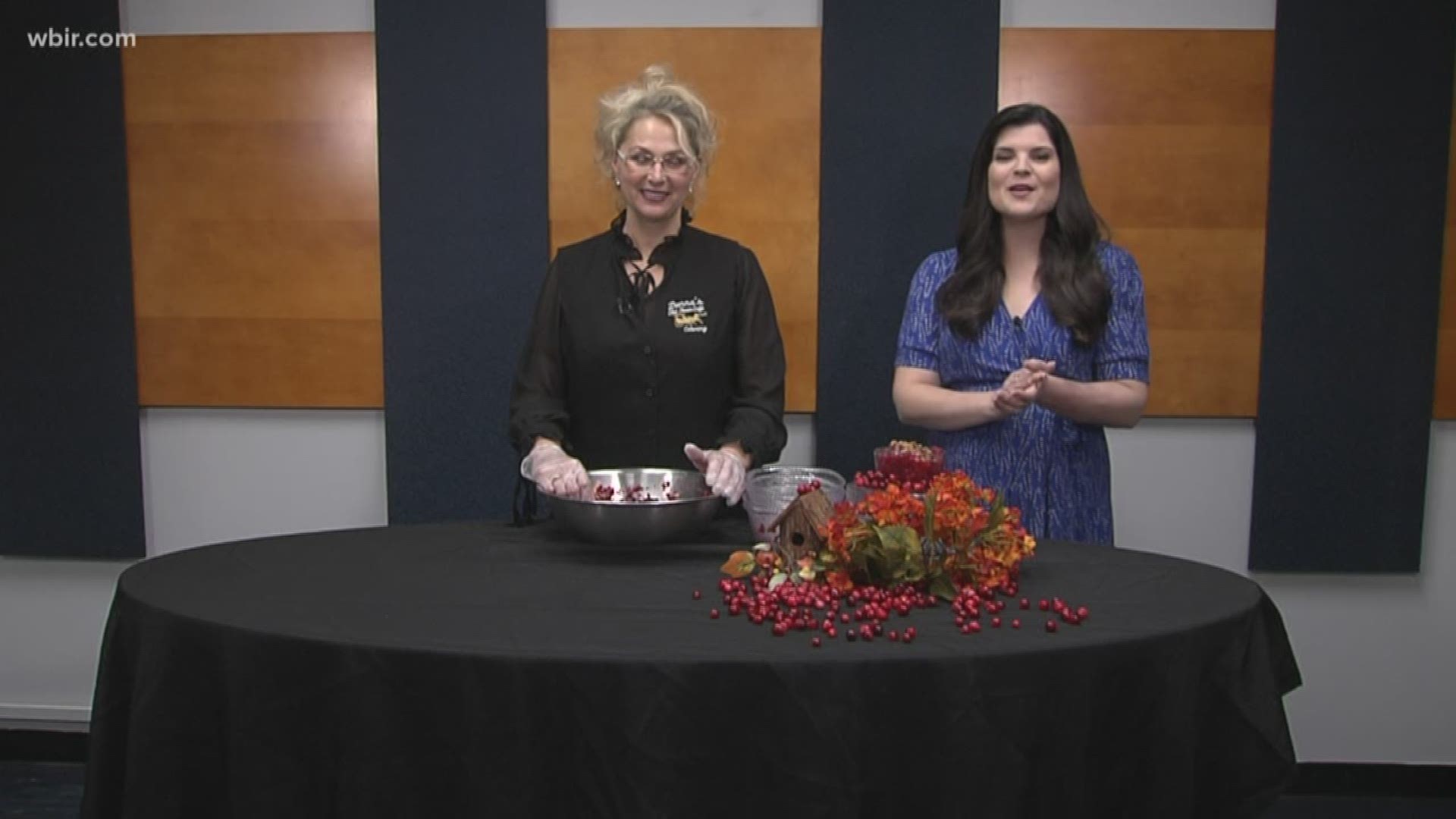 Melissa Graves from Donna's Old Town Cafe in Madisonville is showing us how to make a Cranberry Relish.