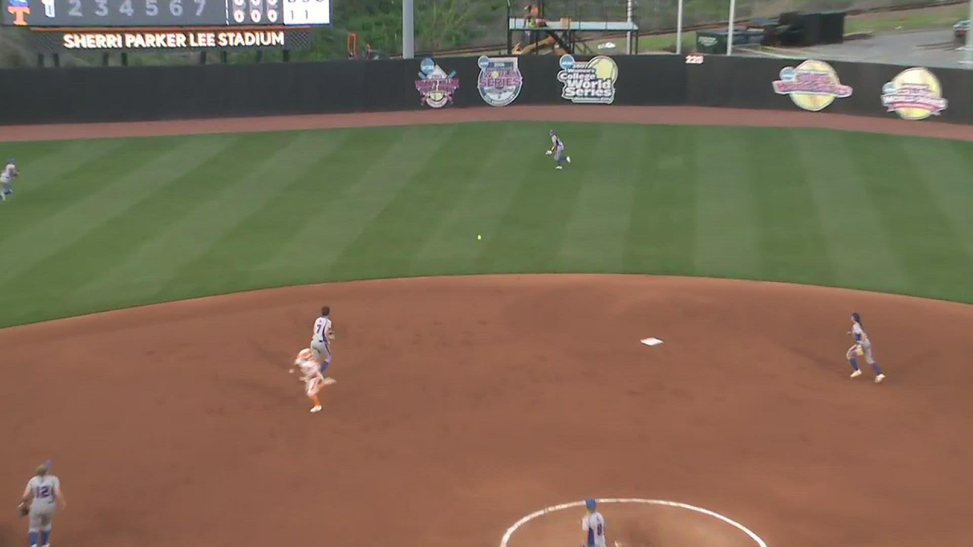 The Vols scored 11 runs to mercy-rule Tennessee State in Game 2 of Tuesday's double header.