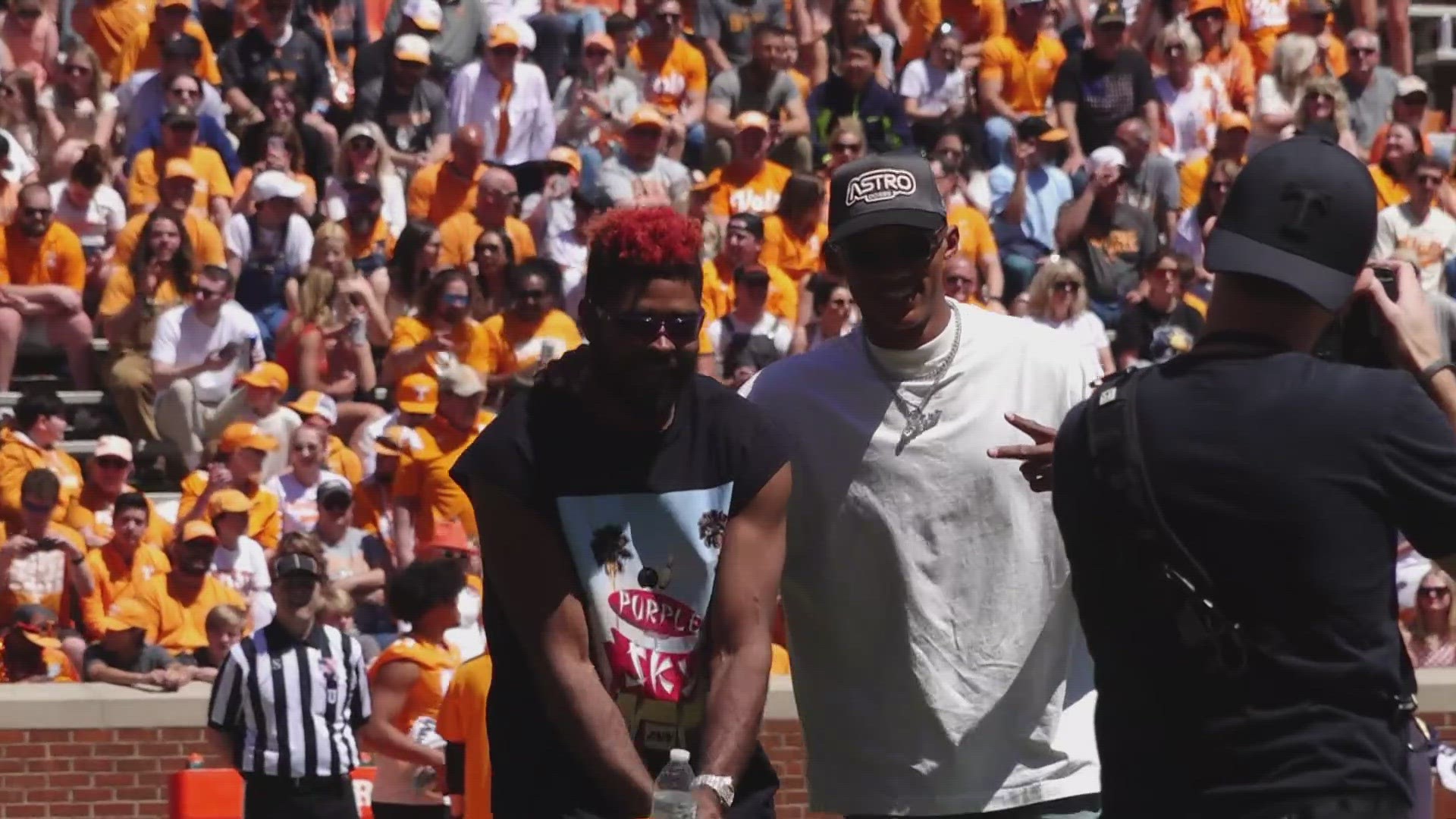 Dobbs and Jennings spoke to WBIR at the Orange and White game about getting to team up again, for the first time since playing at Tennessee.