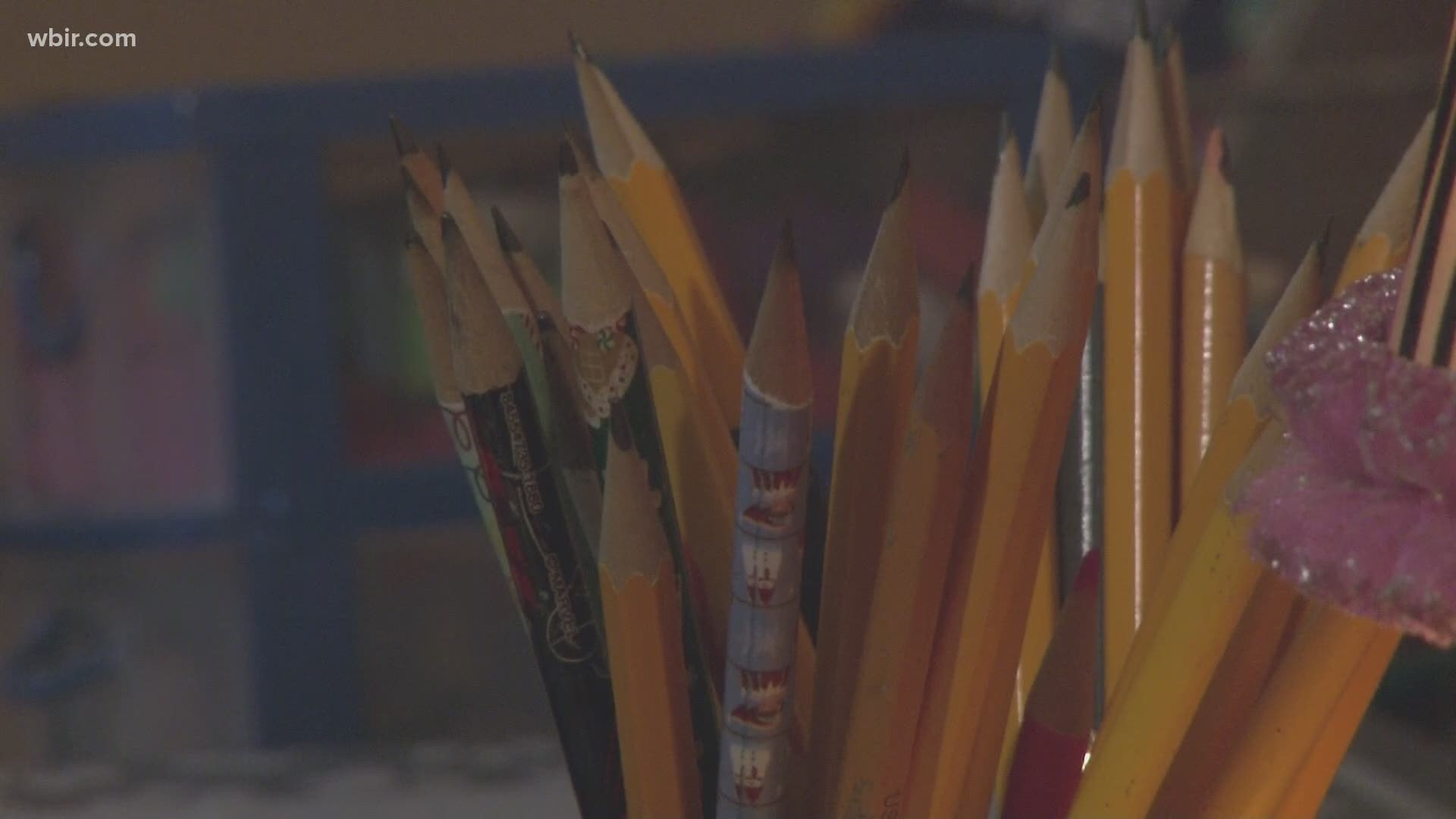 Almost a third of Knox County public school students started the new year learning at home.