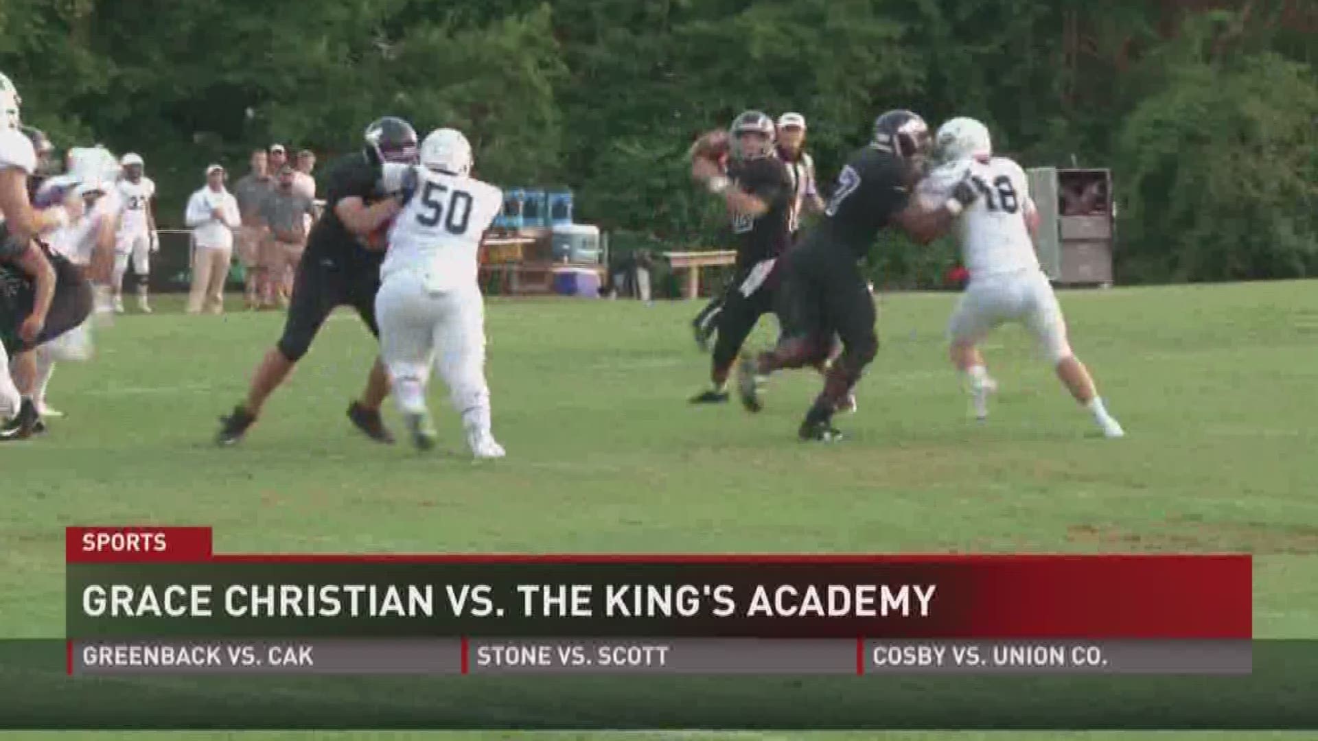 King's Academy is off to a 2-0 start after a 21-6 win over the Rams.