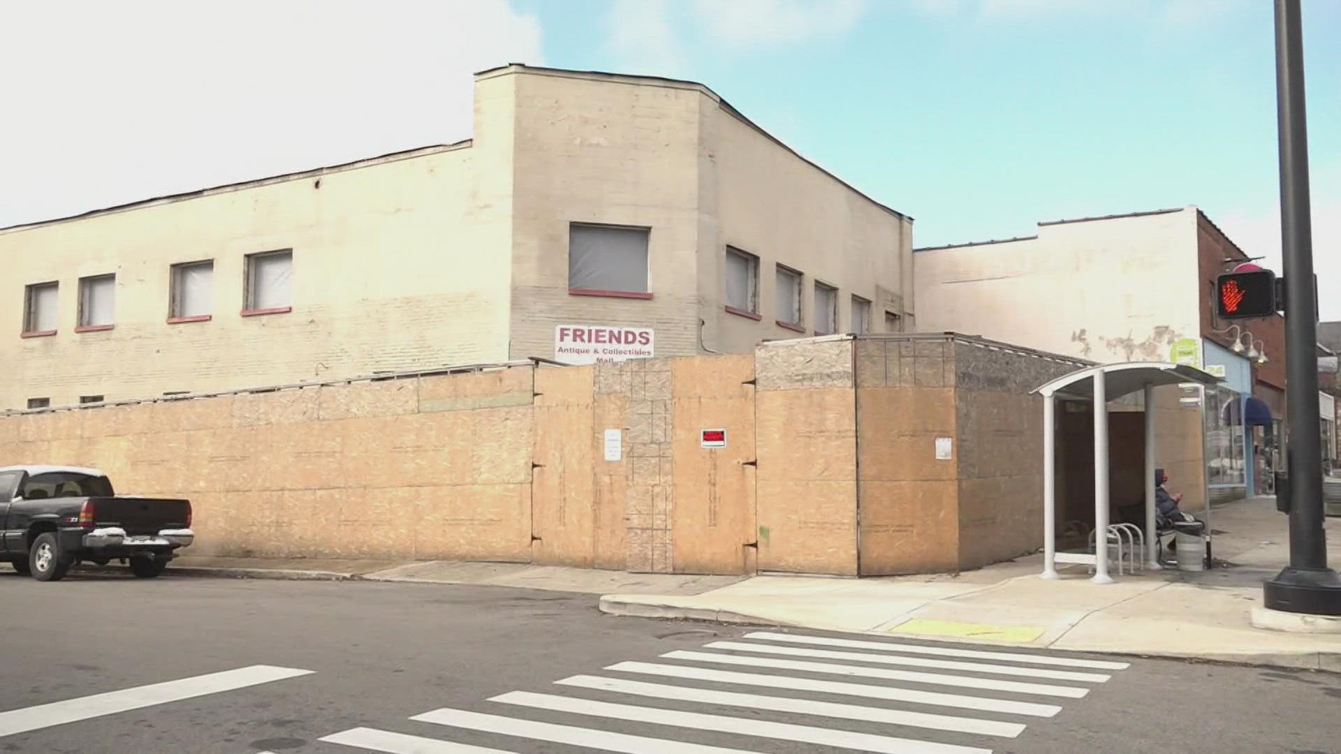 The building is believed to have been a single-story fire station when it was first built.