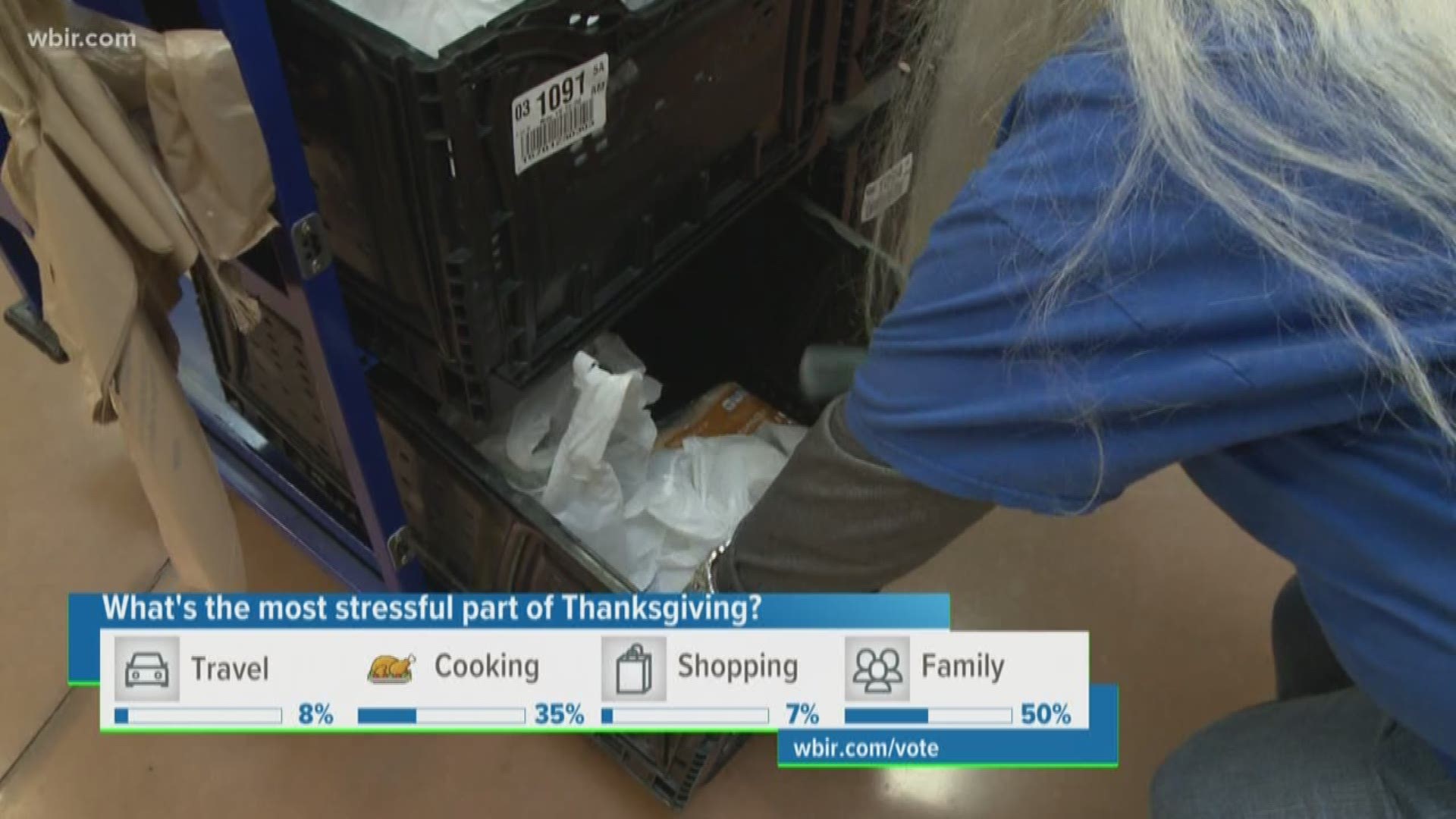 Experts say tomorrow, the Tuesday before Thanksgiving, is the busiest shopping day.