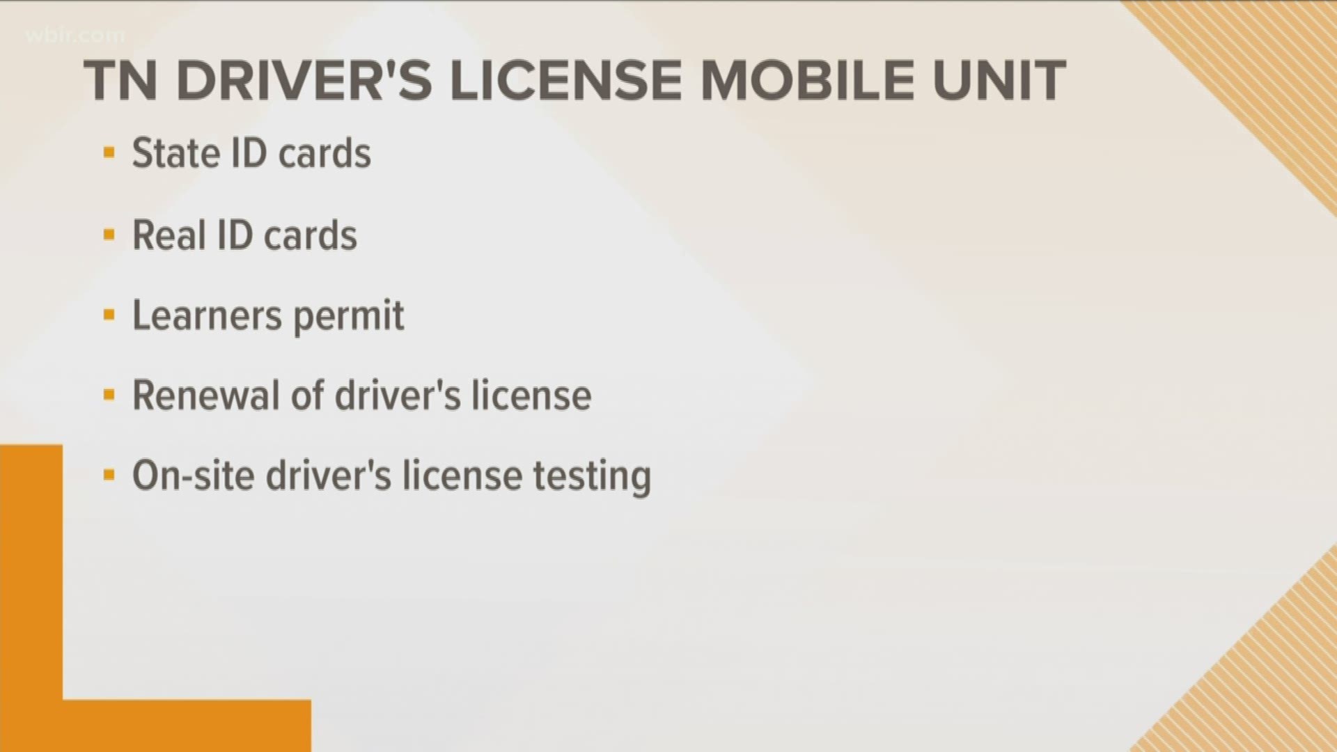 The Knoxville Area Urban League will host a Tennessee Driver's License Mobile Unit on Tuesday. 10News Reporter Yvonne Thomas is here to explain how you can skip the line at the DMV.