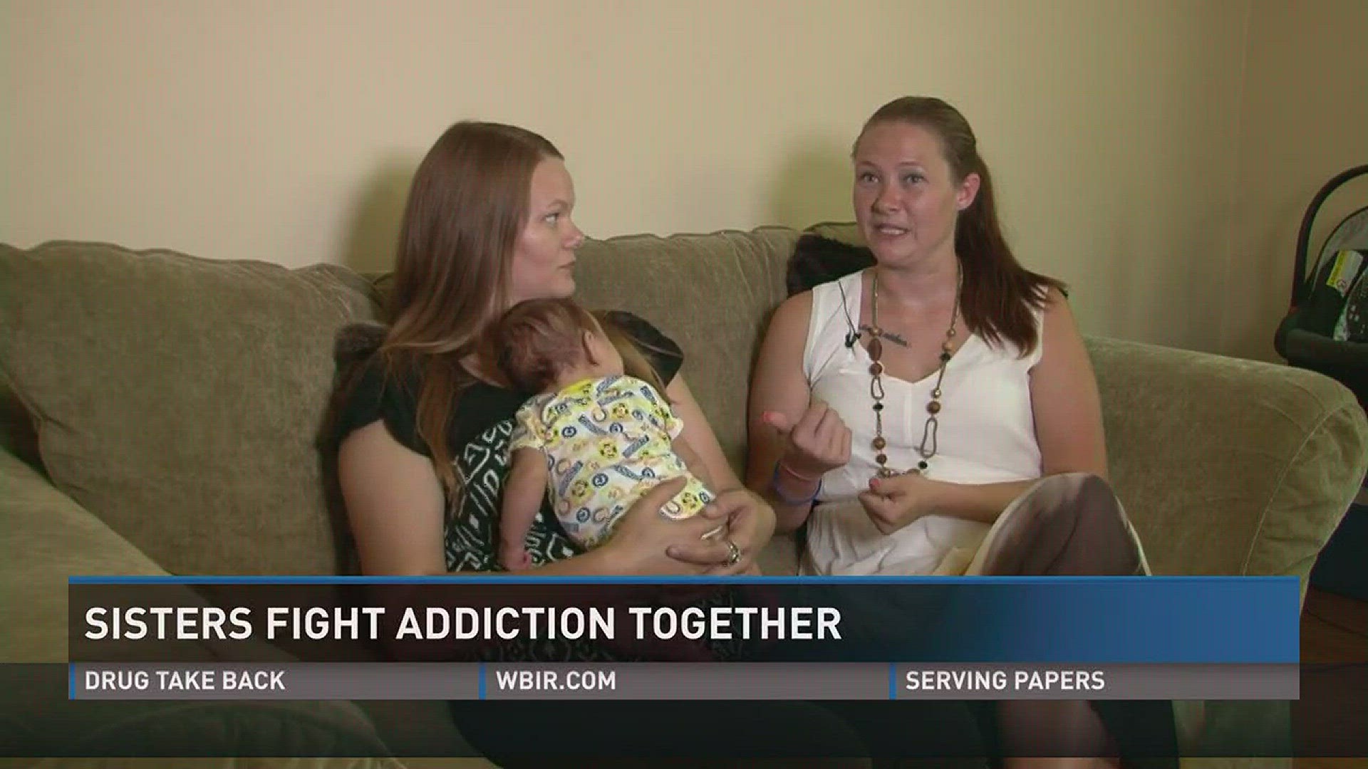 July 27, 2017: Two sisters who used drugs together are now clean and in recovery.