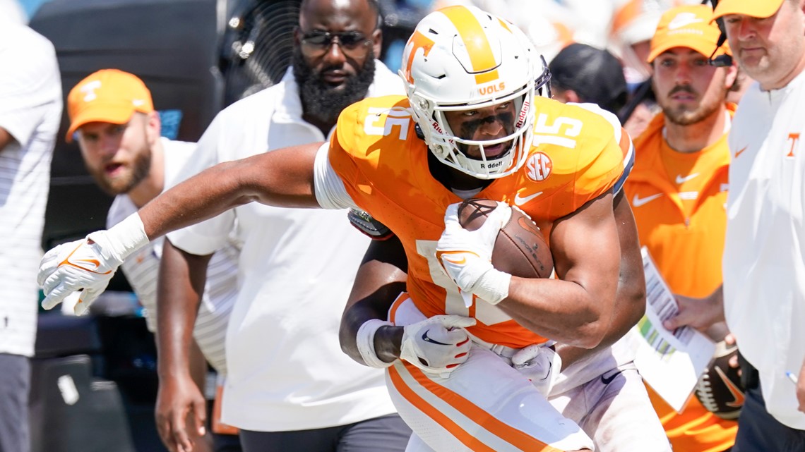 Bru McCoy jogging on treadmill following season-ending injury