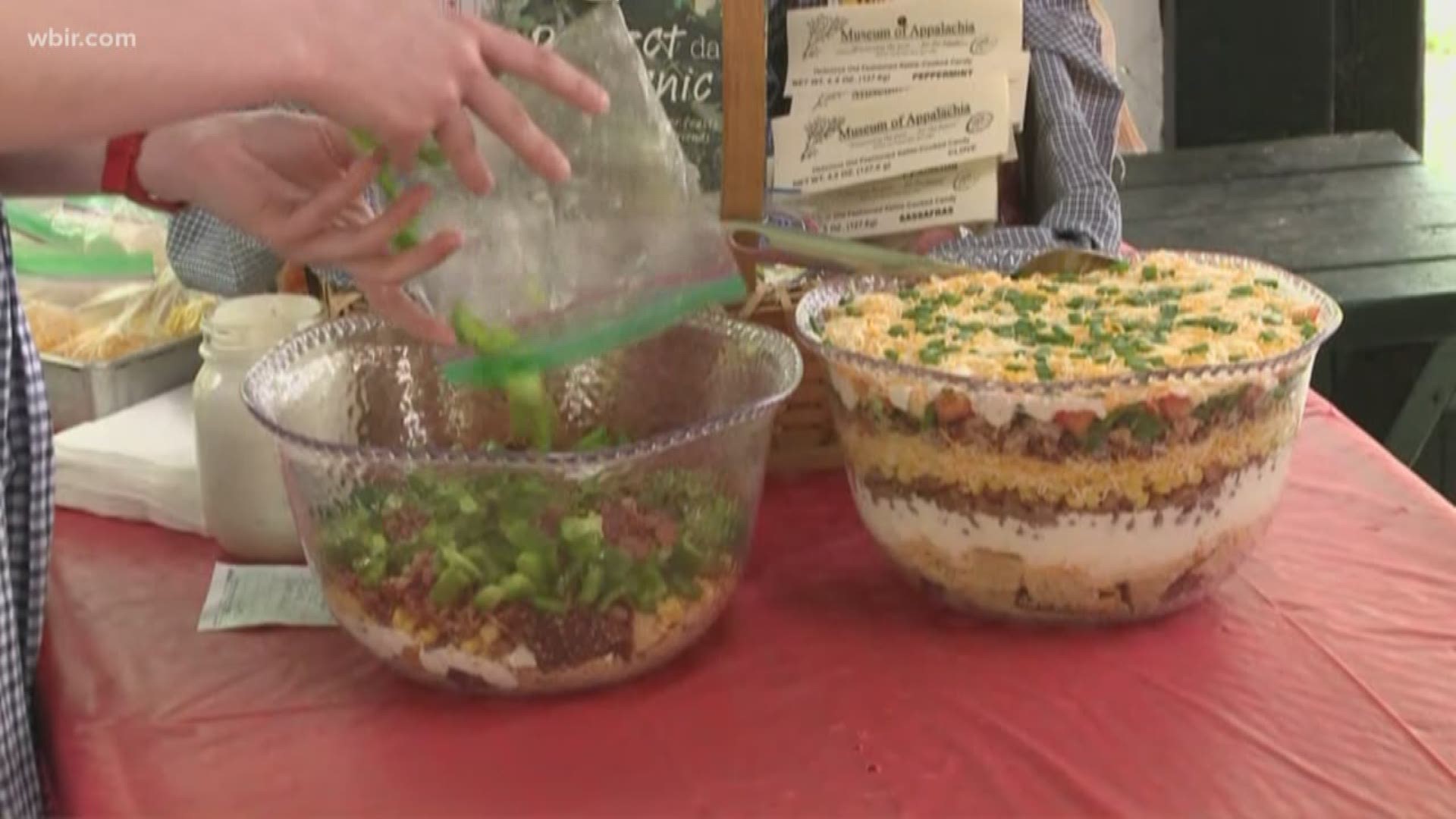 The Museum of Appalachia shares a recipe for layered cornbread salad. Make sure to keep to keep it cooled. April 25, 2019-4pm